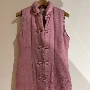 Silk Candy Pink Chinese Traditional Qipao